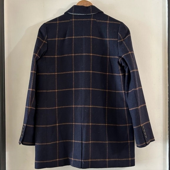 Madewell "Larsen" Wool Blazer in Windowpane - Picture 4 of 8